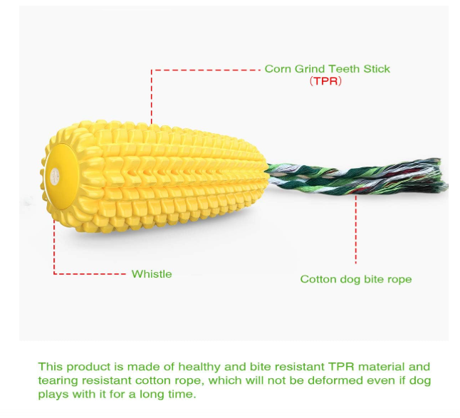 Dog Chew Toys for Aggressive Chewers, Indestructible Tough Durable Squeaky Interactive Dog Toys
