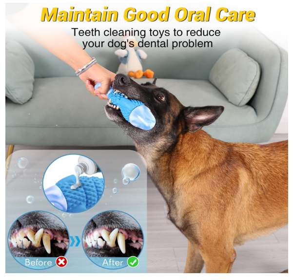 Dog Toys for Aggressive Chewers, Indestructible Dog Chewers for Medium &amp; Large Breeds