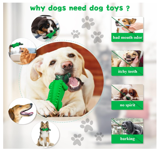 Indestructible Dog Chew Toys for Aggresive Chewers-Tough Dog Toys for Small/Medium/Large Dogs Breed