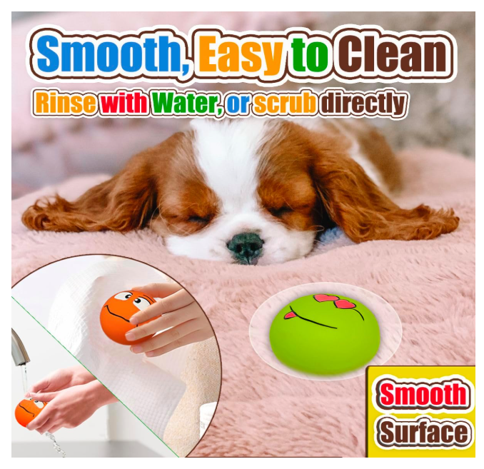 Squeaky Dog Toy for Small Dogs Latex Soft Puppy Toys Small Dog Toys Balls