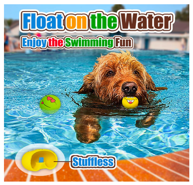 Squeaky Dog Toy for Small Dogs Latex Soft Puppy Toys Small Dog Toys Balls